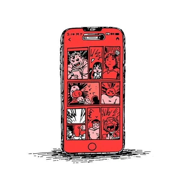 日本漫画APP手机端展示